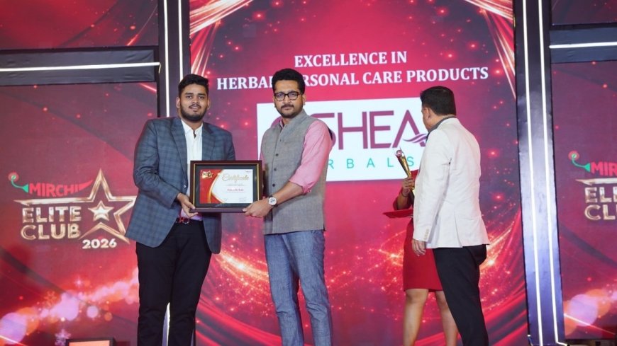 Oshea Herbals Honoured with ‘Excellence in Herbal Personal Care’ at Mirchi Elite Club 2026 in Kolkata