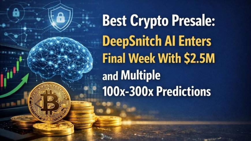 Best Crypto Presale: DeepSnitch AI Enters Final Week With $2.5M Secured and Multiple 100x-300x Predictions, LivLive and Flashpump Start Turning Heads