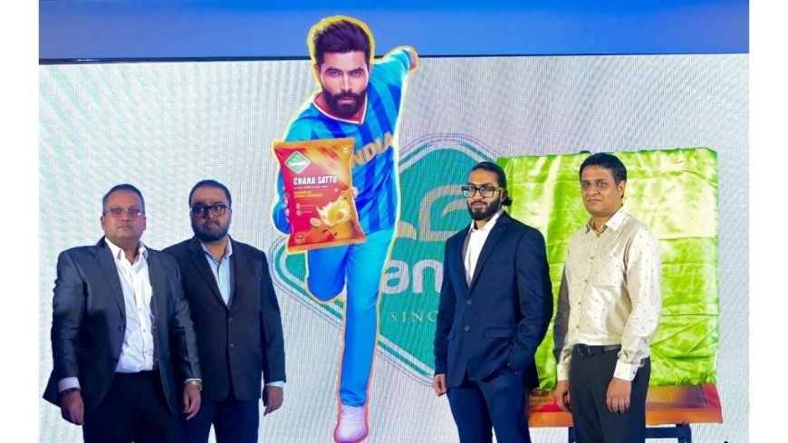 Ganesh Consumer Signs one of the world’s finest all-rounders Ravindra Jadeja as brand ambassador to Expand Sattu Beyond Eastern Markets