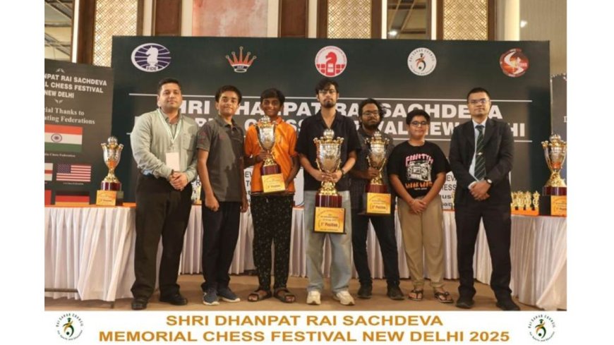 GM Pravin Thipsay Endorses Shri Dhanpat Rai Sachdeva Memorial International Chess Festival